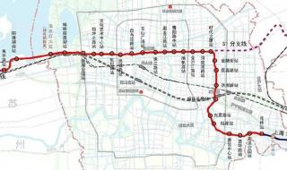 苏州11号地铁线路图 苏州11号线地铁站点线路图